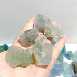 91 Pieces Blue Fluorite Mixed Calcite Raw Stone Specimen - Wholesale Crystals