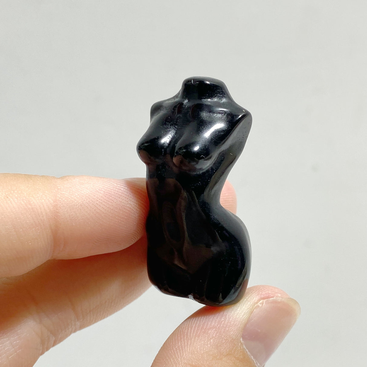 4CM Black Obsidian Goddess Carving Wholesale