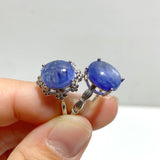 101 Pieces Blue Kyanite Different Styles Rings