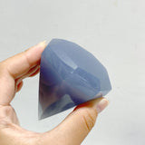 10 Pieces Blue Angelite Diamond Shape