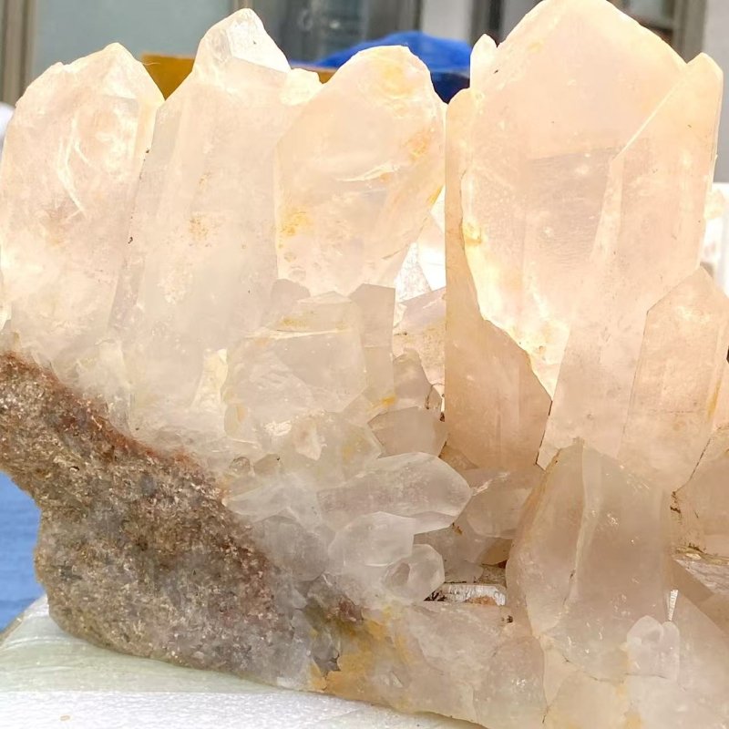 9.5KG Clear Quartz Cluster Mineral Specimen (Sea Freight Only) -Wholesale Crystals