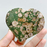 13 Pieces Large Rainforest Jasper Heart #3