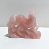 Beautiful Rose Quartz Horse Carving