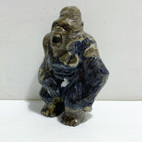 Unique Volcano Agate King Kong Ape Carving #10