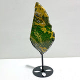 Unique 8th Vein Ocean Jasper Slab With Stand #8