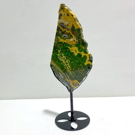 Unique 8th Vein Ocean Jasper Slab With Stand #8