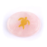 KS2392 - 35*45mm Animal Oval Slice Crystal Laser Engraving