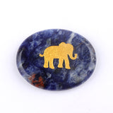 KS2392 - 35*45mm Animal Oval Slice Crystal Laser Engraving