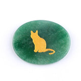 KS2392 - 35*45mm Animal Oval Slice Crystal Laser Engraving