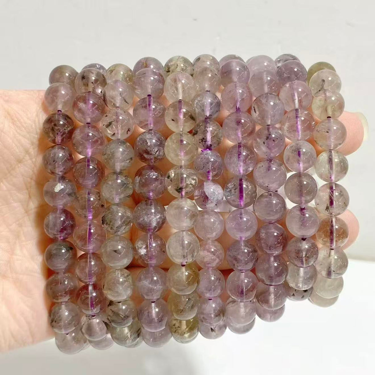 10 Pieces 9mm Auralite 23 Bracelets