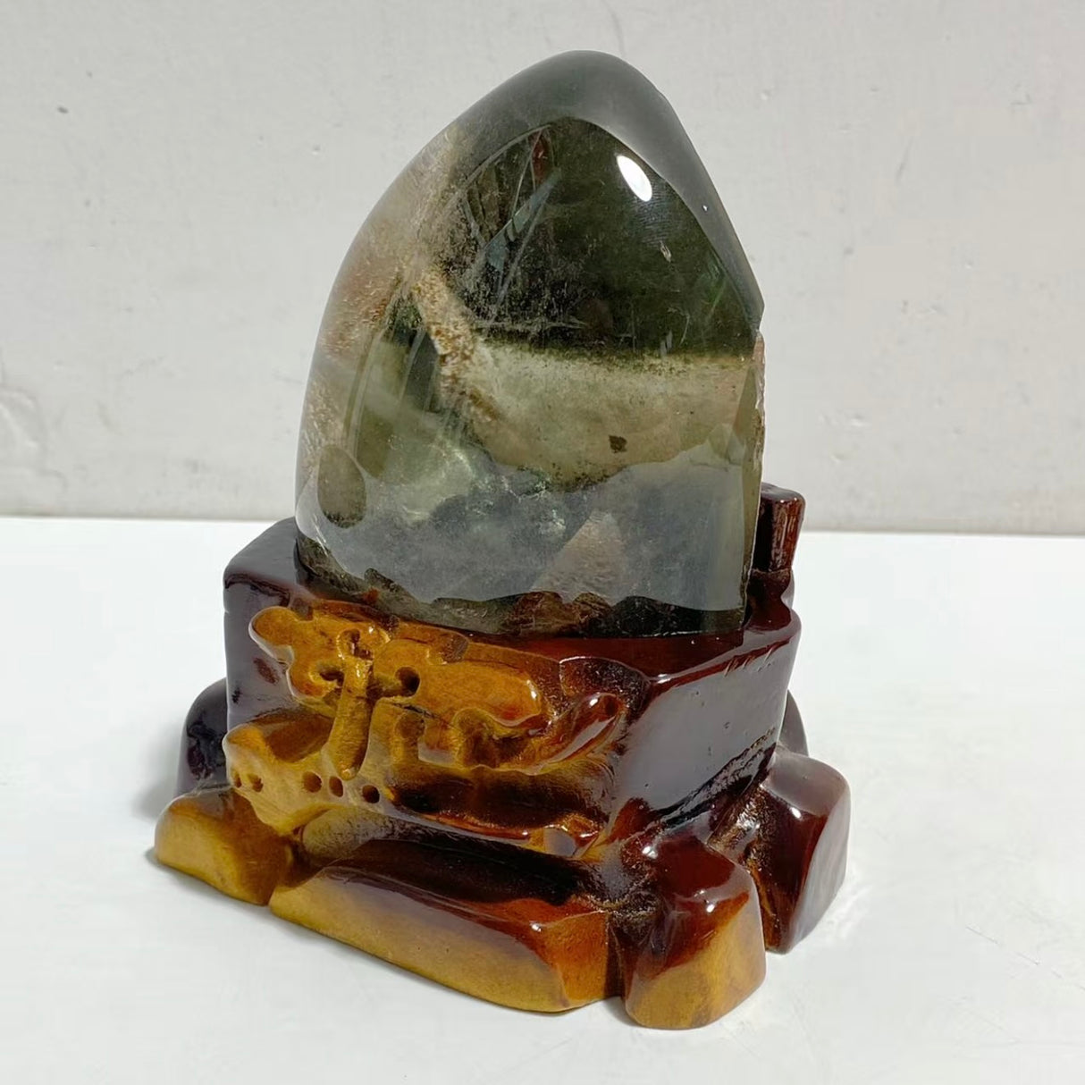 2 Pieces Beautiful Garden Quartz With Stand