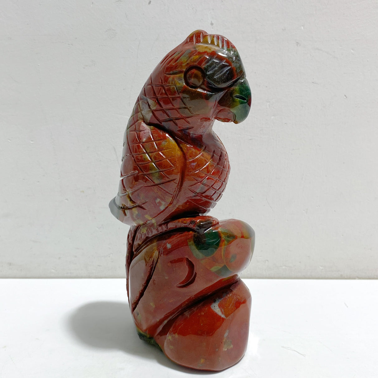 Large Ocean Jasper Parrot Carving