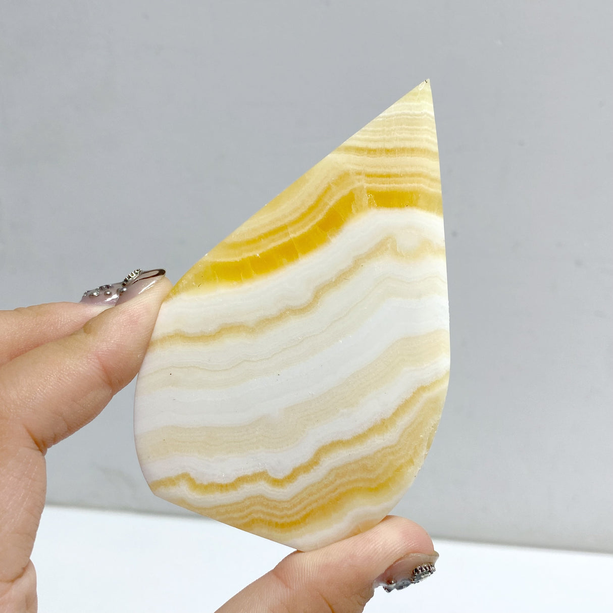 Stripe Yellow Calcite Arrow Head Shape Wholesale