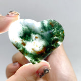 High Quality Green Mica Mixed Garnet Heart Wholesale