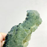 5 Pieces Large Natural Prehnite Tower Raw Side