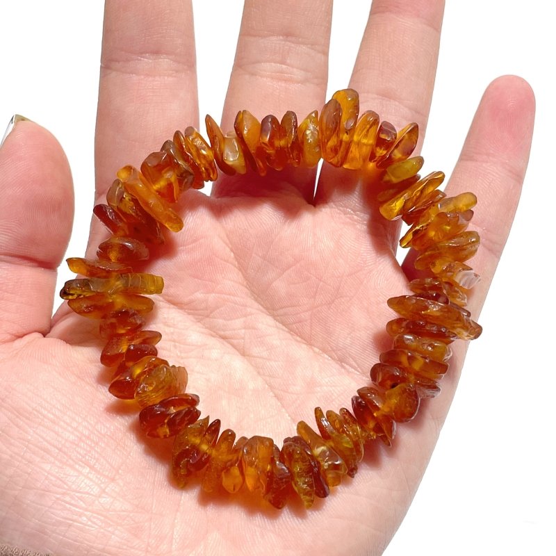 Amber Chip Bracelets Wholesale - Wholesale Crystals