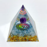 Amethyst Aquamarine Orgone Pyramid Wholesale - Wholesale Crystals