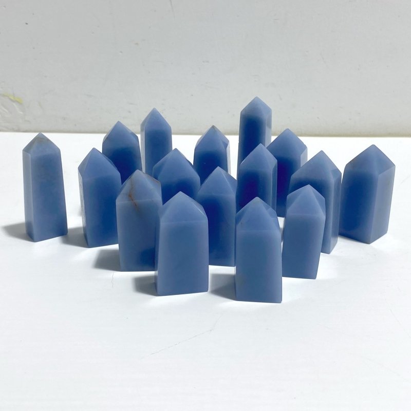 Angelite Four - sided Tower Wholesale - Wholesale Crystals