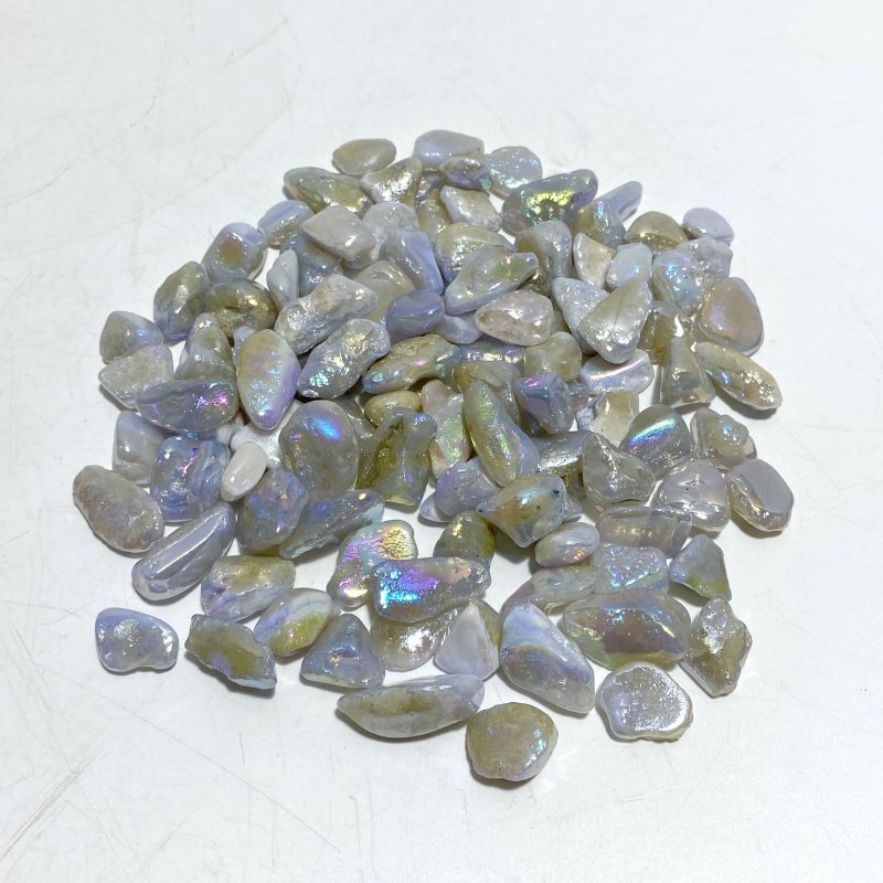 Aura Blue Lace Agate Tumbled Wholesale Closeout - Wholesale Crystals