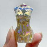 Aura Stripe Agate Goddess Carving Wholesale - Wholesale Crystals