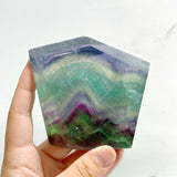 8 Pieces Beautiful Fluorite Free Form With Rainbow