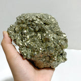 Natural Pyrite Mineral Specimen With Stand #A3