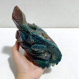 Large Ocean Jasper Lizard Carving