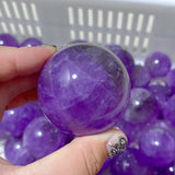 122 Pieces Amethyst Spheres (Sea Freight Only)