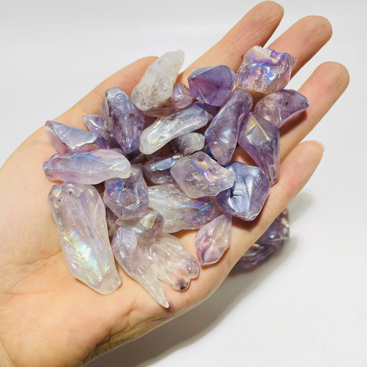 Aura Polished Amethyst Crystal Wholesale