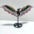 Beautiful 8th Vein Ocean Jasper Flying Dragon Wing Carving With Stand - Wholesale Crystals