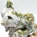 Beautiful 8th Vein Ocean Jasper Nine - tailed Fox Carving - Wholesale Crystals