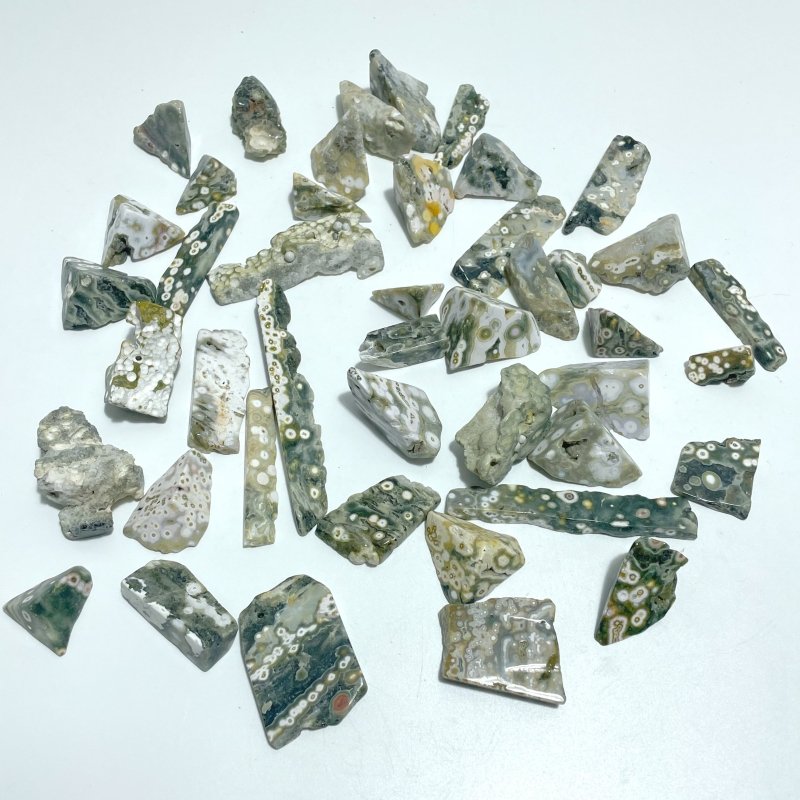 Beautiful 8th Vein Ocean Jasper Small Free Form Wholesale - Wholesale Crystals