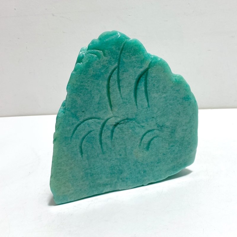 Beautiful Amazonite Landscape Pavilion Carving 1 - Wholesale Crystals