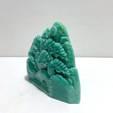Beautiful Amazonite Landscape Pavilion Carving 2 - Wholesale Crystals