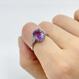 Beautiful Amethyst Cut Faceted Ring Wholesale - Wholesale Crystals