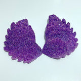 Beautiful Aura Quartz Cluster Angel Wing With Stand - Wholesale Crystals