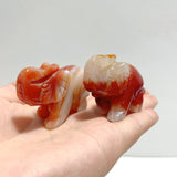 Beautiful Carnelian Elephant Carving Wholesale - Wholesale Crystals
