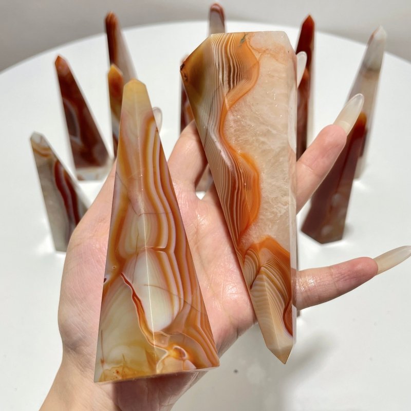 Beautiful Carnelian Obelisk Point Wholesale - Wholesale Crystals