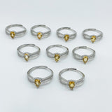 Beautiful Citrine Cut Faceted Ring Wholesale - Wholesale Crystals
