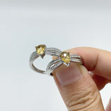 Beautiful Citrine Cut Faceted Ring Wholesale - Wholesale Crystals