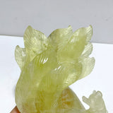 Beautiful Citrine Nine - tailed Fox Carving - Wholesale Crystals