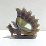 Beautiful Geode Druzy Agate Nine - tailed Fox Carving 7 - Wholesale Crystals