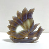 Beautiful Geode Druzy Agate Nine - tailed Fox Carving 7 - Wholesale Crystals