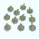 Beautiful Golden Rutile Quartz Rotatable Pendant Wholesale - Wholesale Crystals