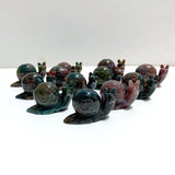 Beautiful Large Ocean Jasper Snails Carving Wholesale - Wholesale Crystals