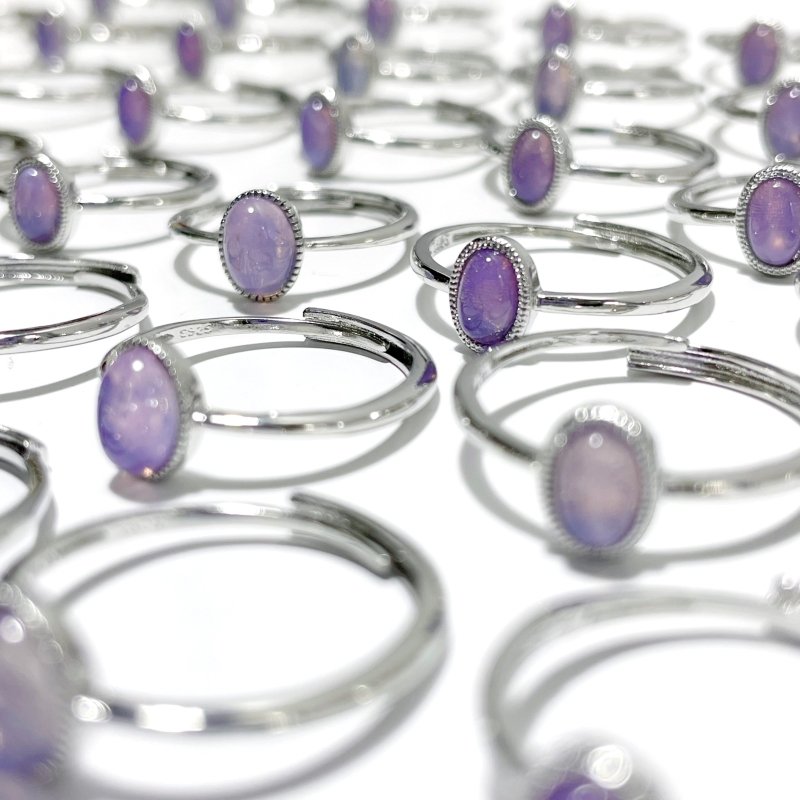 Beautiful Lavender Quartz Scorolite Ring Wholesale - Wholesale Crystals