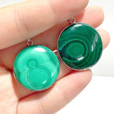 Beautiful Malachite Pendant Round Shape Wholesale - Wholesale Crystals