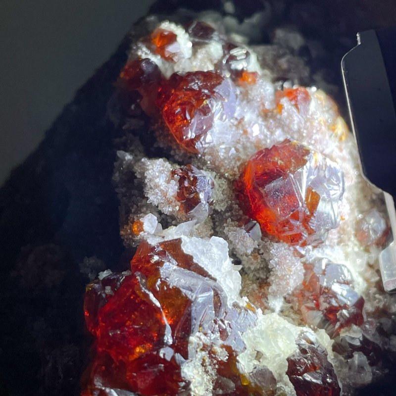 Beautiful Orange Garnet Specimen Mixed Quartz Cluster - Wholesale Crystals