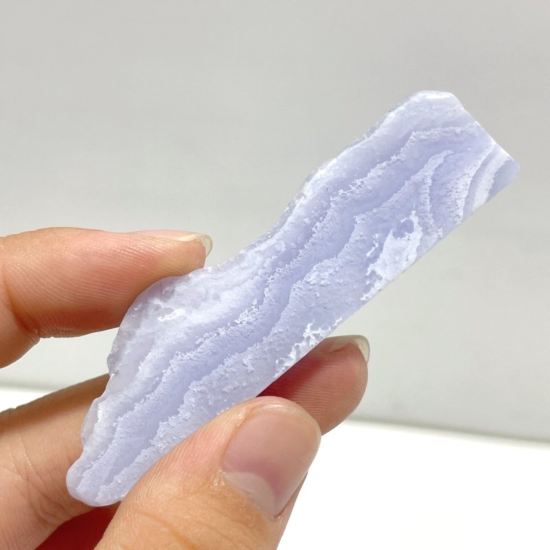 Beautiful Patterns Blue Lace Agate Free Form Mixed Size Wholesale - Wholesale Crystals