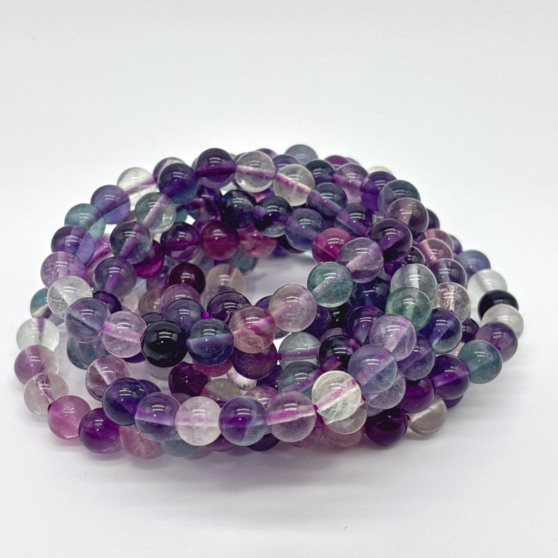 Beautiful Rainbow Fluorite Bracelet Wholesale - Wholesale Crystals